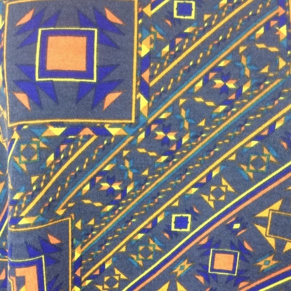 SOFT Ladies Baseball T retro geometric print comfy - Picture 2 of 8